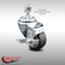 Service Caster 3.5 Inch SS Thermoplastic Rubber Swivel 1/2 Inch Threaded Stem Caster with Brake SCC-SSTS20S3514-TPRB-TLB-121315 - alternate 2